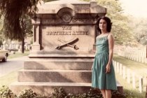 Pat Ashby at Ashby Brothers monument